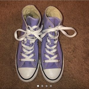 light purple high top converse all stars